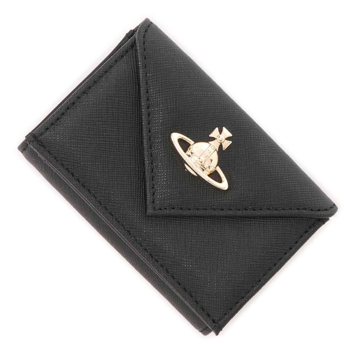 Vivienne Westwood ヴィヴィアンウエストウッド 3つ折り財布 小銭入れ付き/SAFFIANO ENVELOPE BILLFOLD WITH POCKET