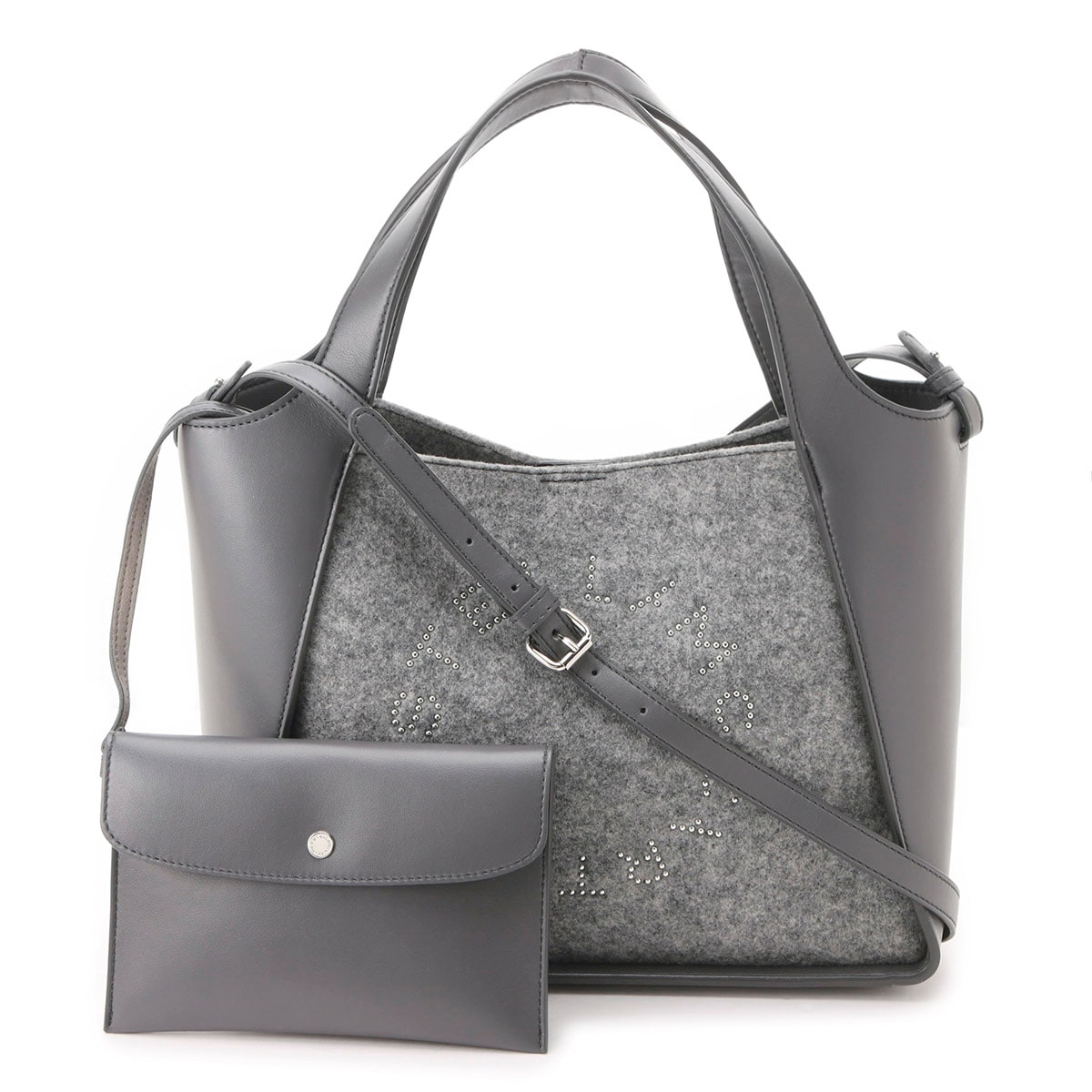 STELLA McCARTNEY ステラマッカートニー トートバッグ/LOGO FELT