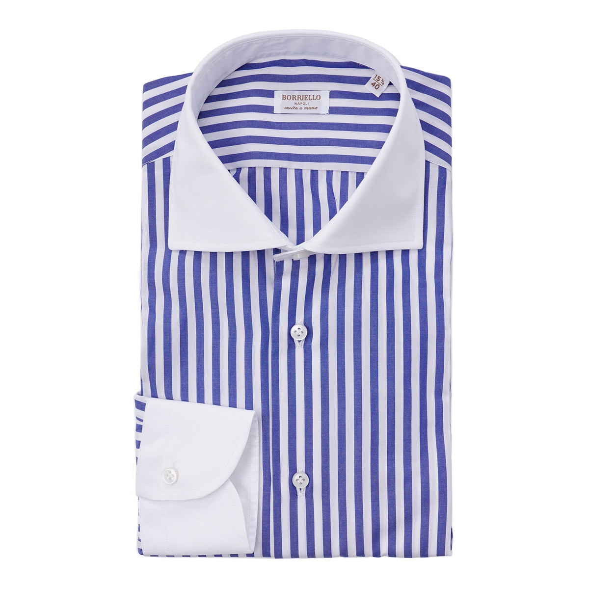 BORRIELLO ボリエッロ クレリックシャツ/Z9 SLIM FIT【大きい