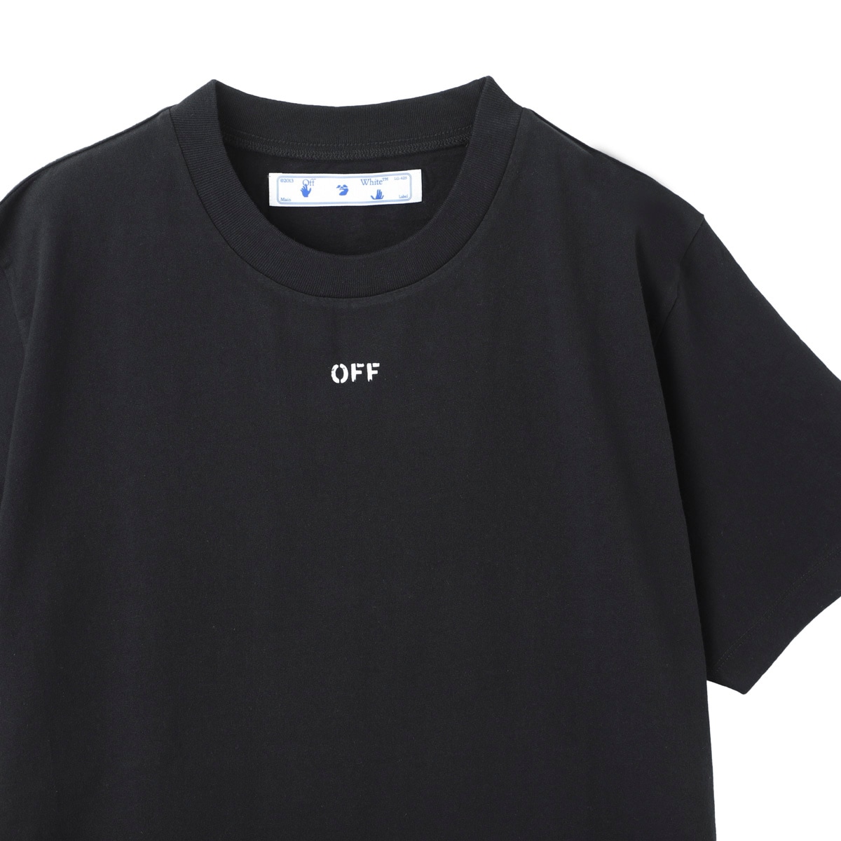 【タイムセール TOPS】【アウトレット】Off-White オフホワイト クルーネックTシャツ/STENCIL S/S SLIM TEE メンズ