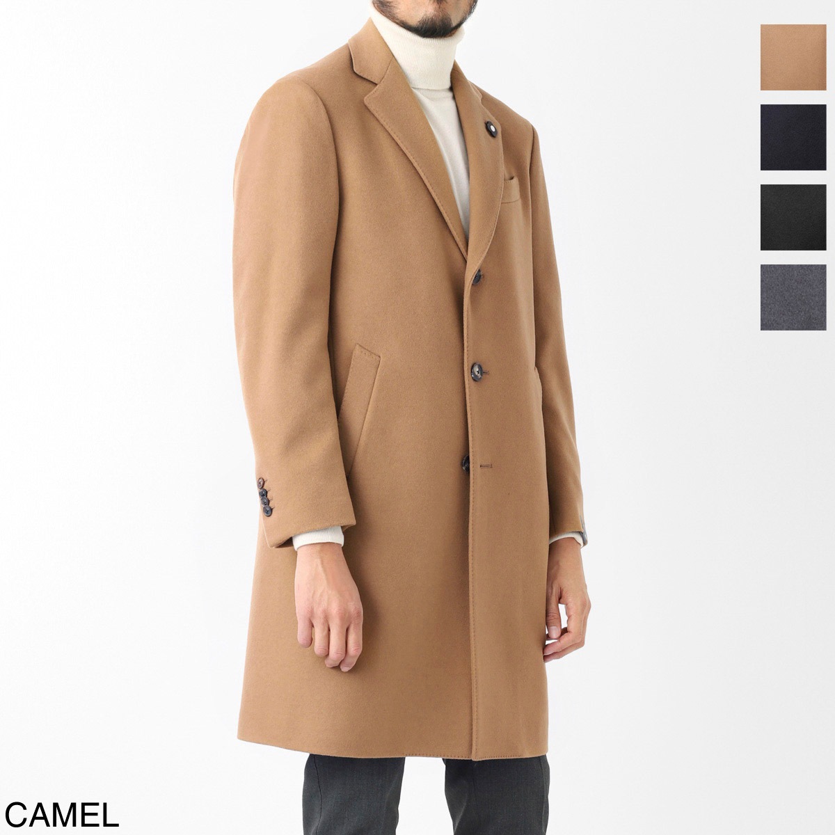 LARDINI ラルディーニ チェスターコート【大きいサイズあり】 メンズ