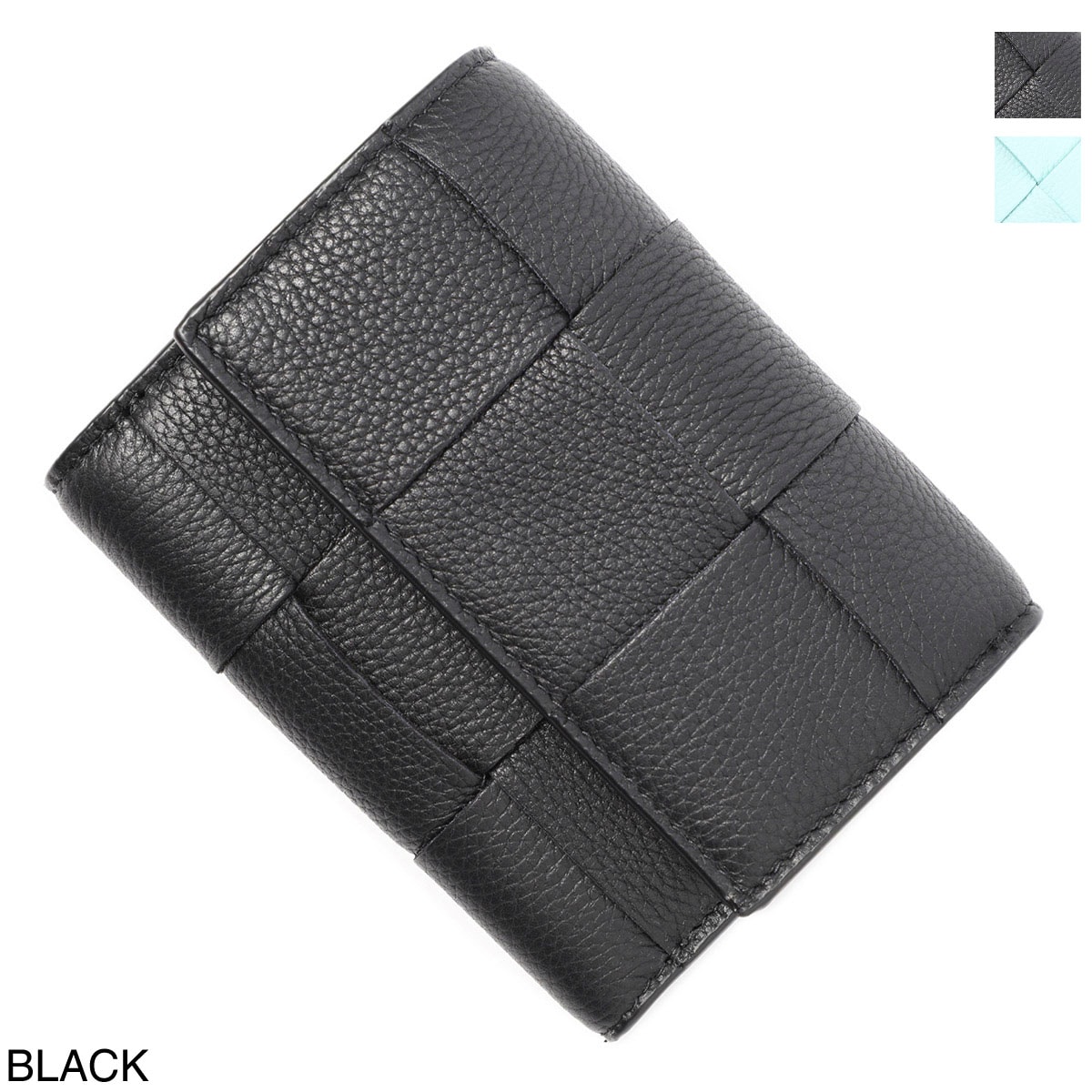☆送料関税込☆BOTTEGA VENETA 小銭入れ付き 三つ折り財布☆ BOTTEGA VENETA ボッテガヴェネタ 三つ折り財布 小銭入れ付き 黒