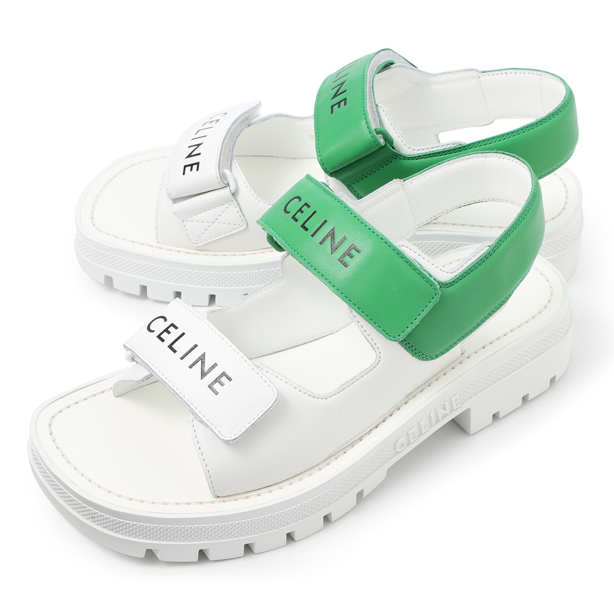 セリーヌ/CELINE サンダル \"CELINE LEO\" レザー CELINE セリーヌ サンダル LEO STRAPPY レオ ストラッピー
