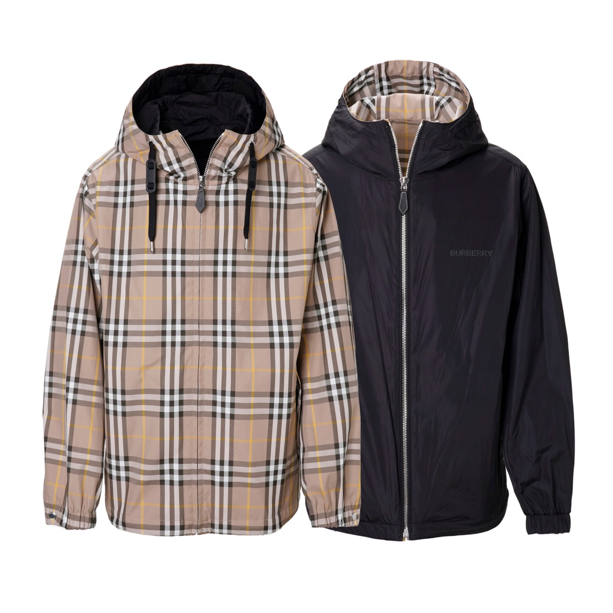 バーバリー BURBERRY リバーシブル ジャケット フーデッド メンズ アウトレット】BURBERRY バーバリー リバーシブルジャケット