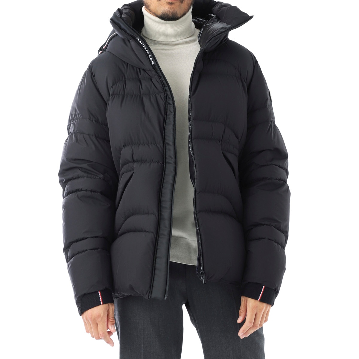 そ*豆様 300円スタート！ MONCLER ブラック ダウンジャケット サイズ MONCLER ブラックダウンジャケットサイズ1 f20911b56900