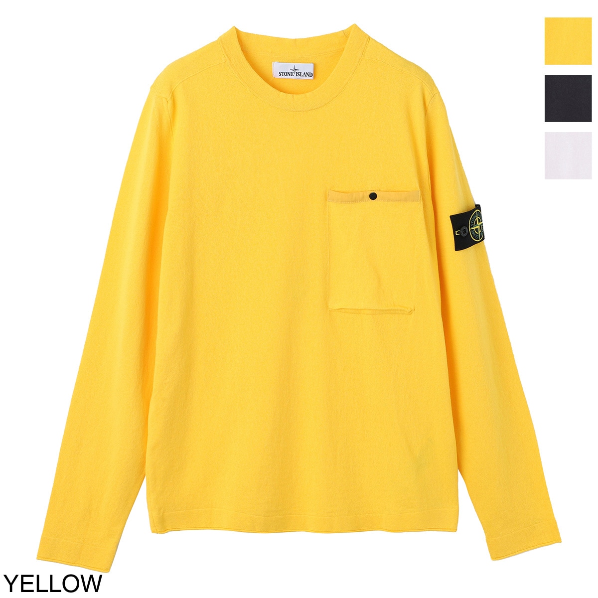 【アウトレット】STONE ISLAND ストーンアイランド クルーネック 長袖カットソー メンズ