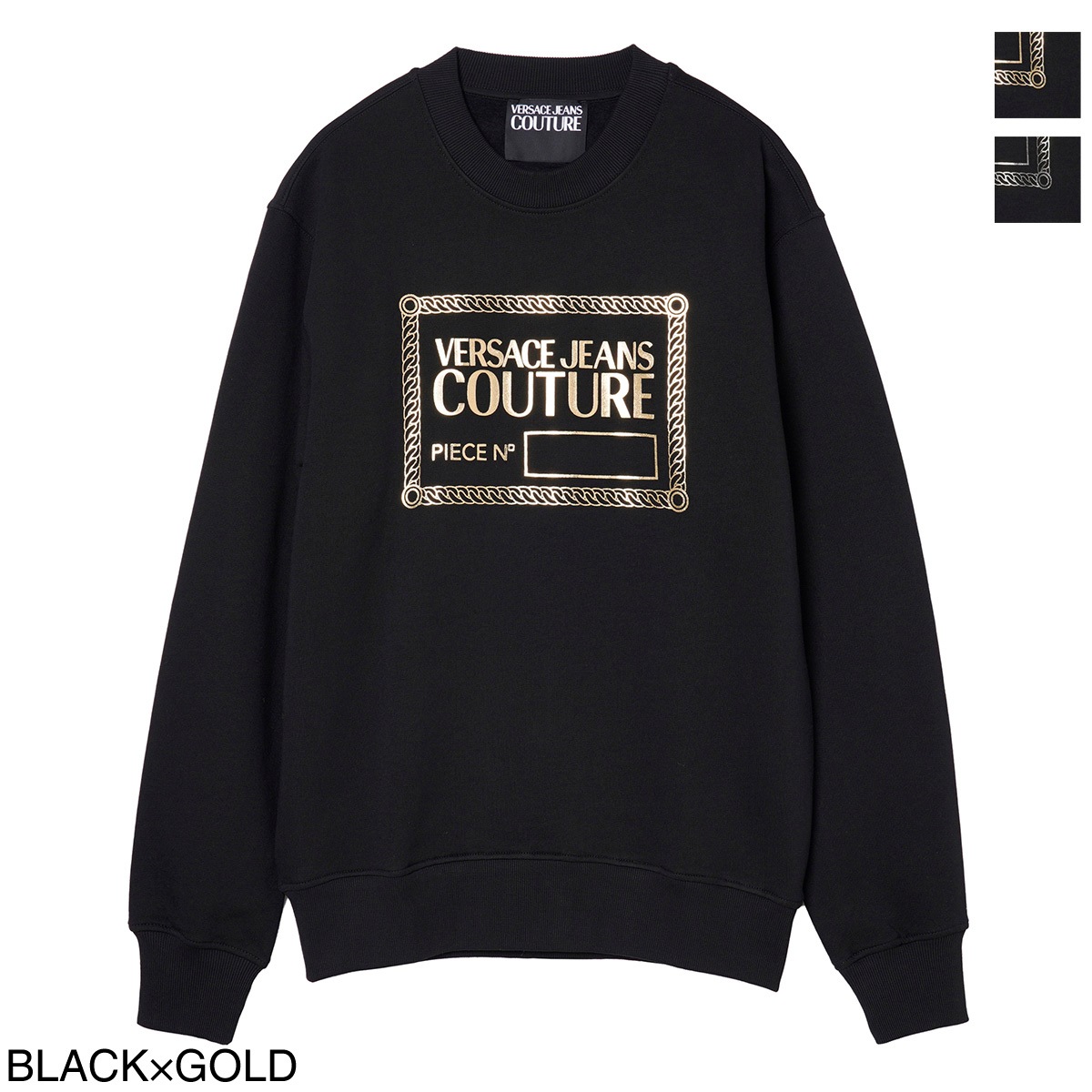 VERSACE ブラック スウェット XXL VERSACE JEANS COUTURE | Black Men's Sweatshirt | YOOX