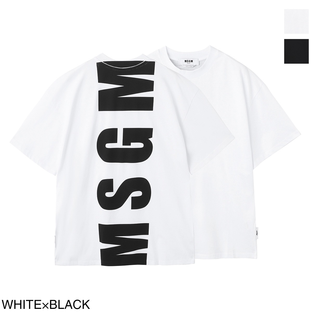 アウトレット】MSGM エムエスジーエム クルーネックTシャツ メンズ  