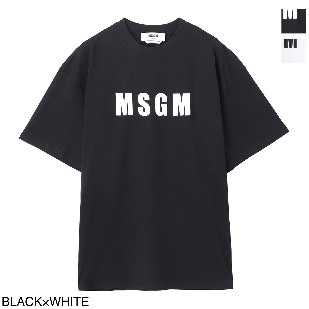 【アウトレット】MSGM エムエスジーエム クルーネックTシャツ メンズ