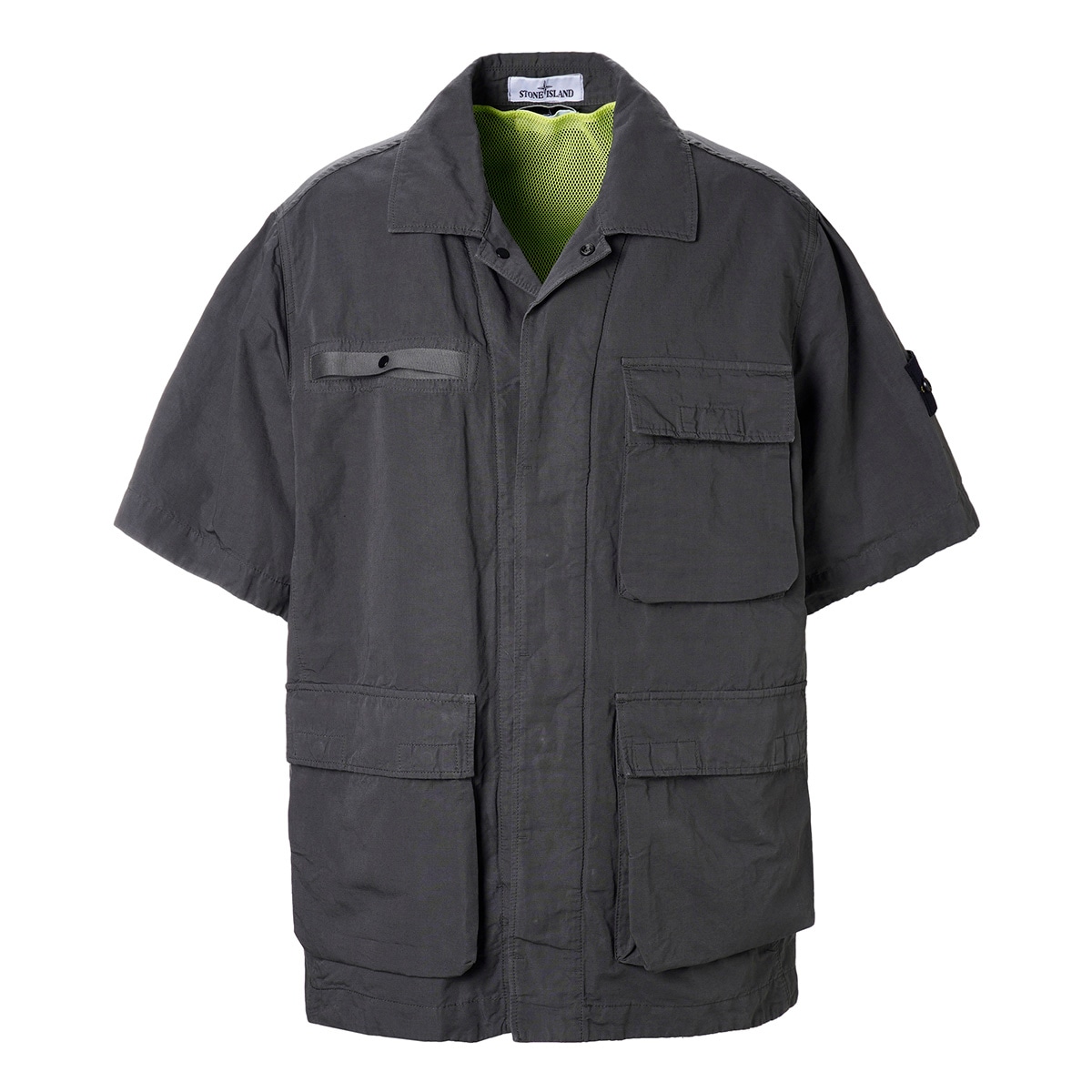 【即納】STONE  ストーンアイランド　半袖シャツ Lサイズ 即納】STONE ISLAND ストーンアイランド 半袖シャツ Lサイズ