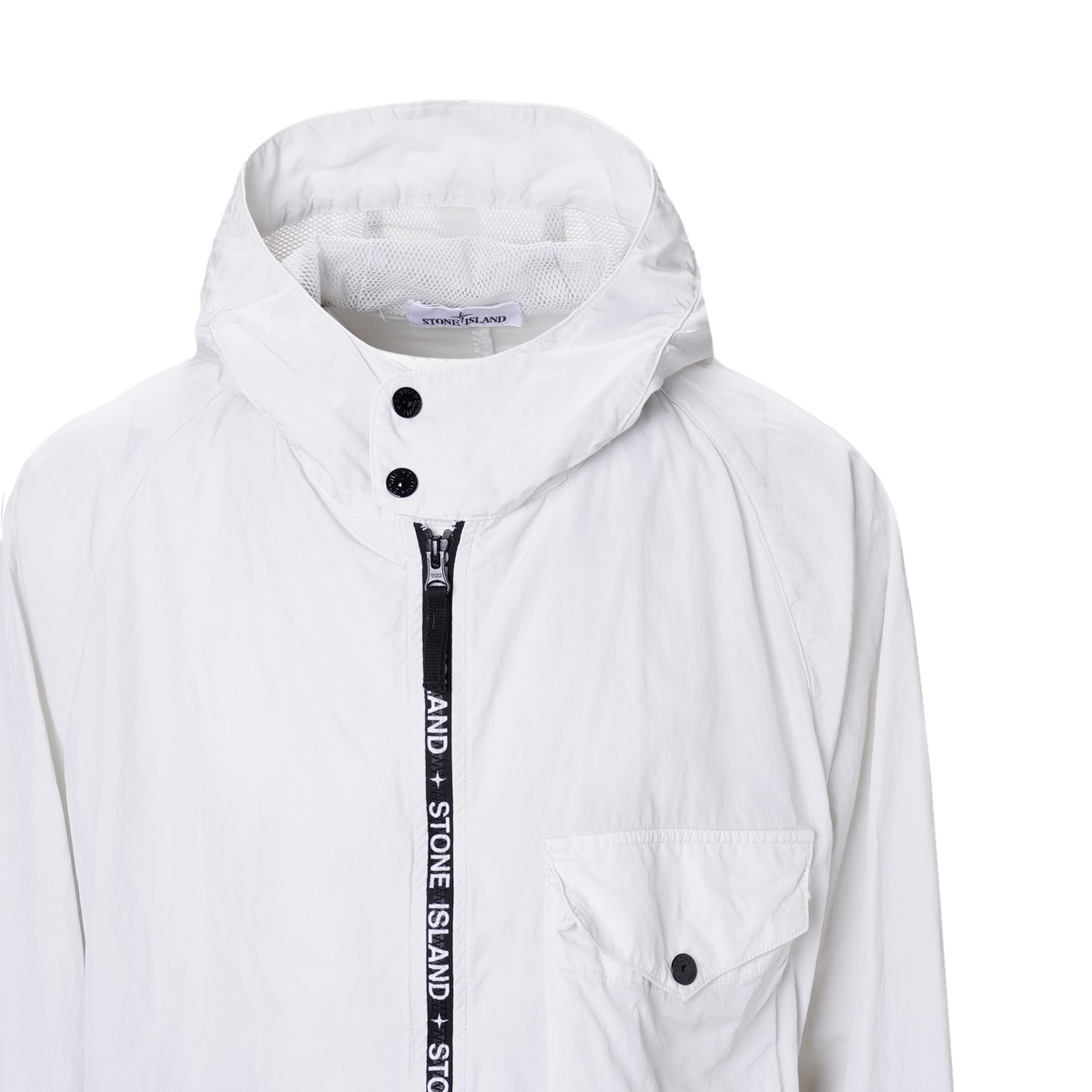 ストーンアイランド ホワイト ナイロンジャケット アウトレット】STONE ISLAND ストーンアイランド ナイロンジャケット