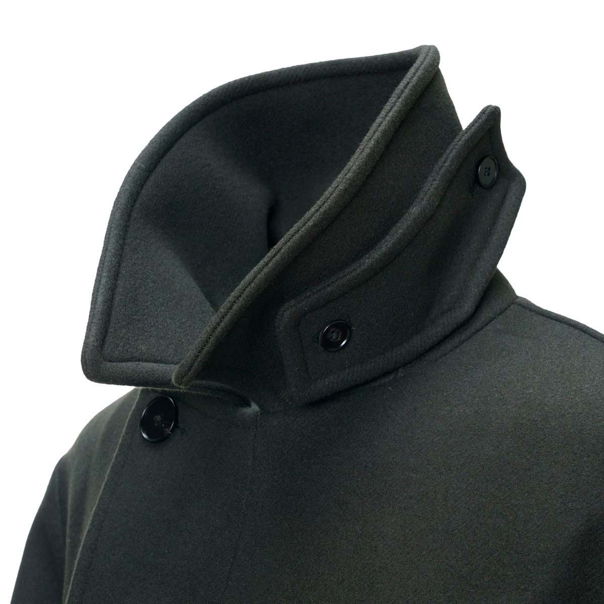 美品 JIL SANDER メンズピーコート ブラック（黒）系 Jil Sander(ジルサンダー) ピーコート(メンズ