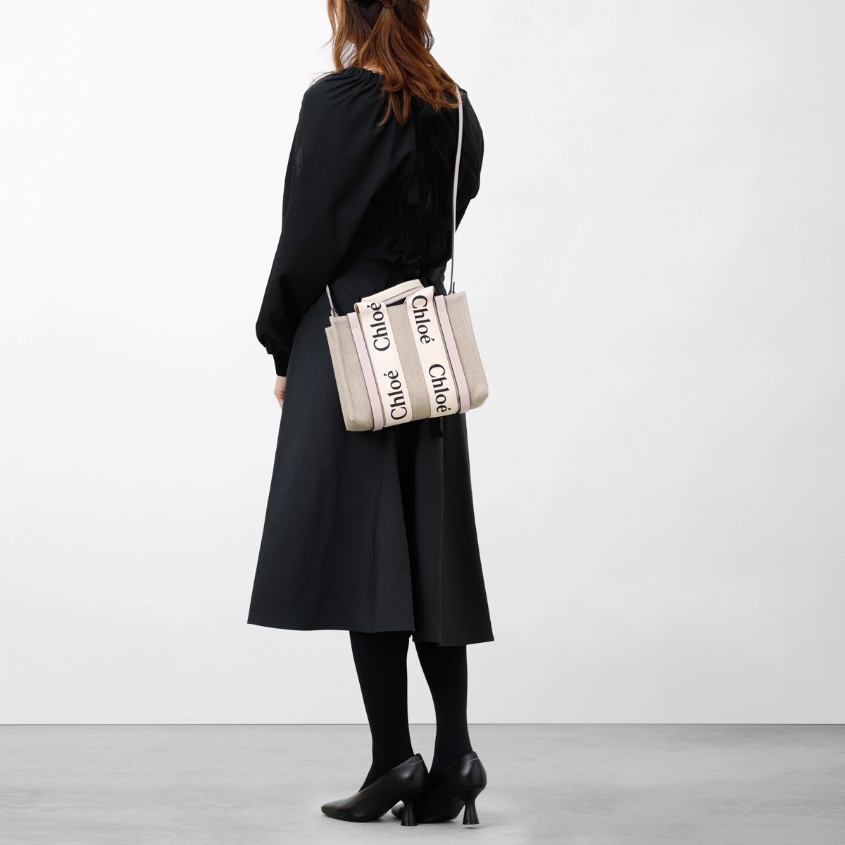 クロエページ 50個 Chloe クロエ トートバッグ 2WAY/WOODY SMALL レディース