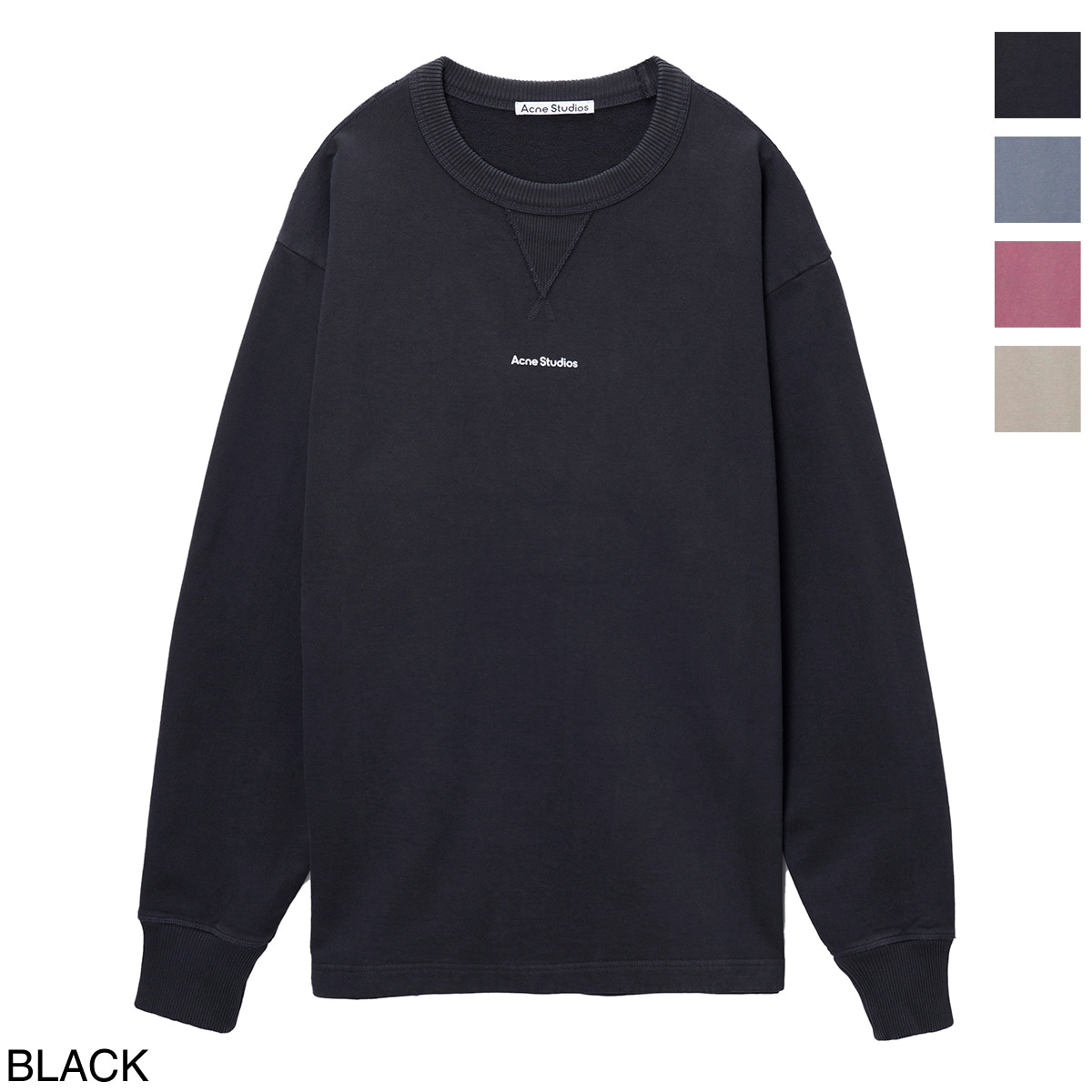 【アウトレット】ACNE STUDIOS アクネ スウェット/長袖クルーネック/LOGO CREWNECK SWEATER メンズ