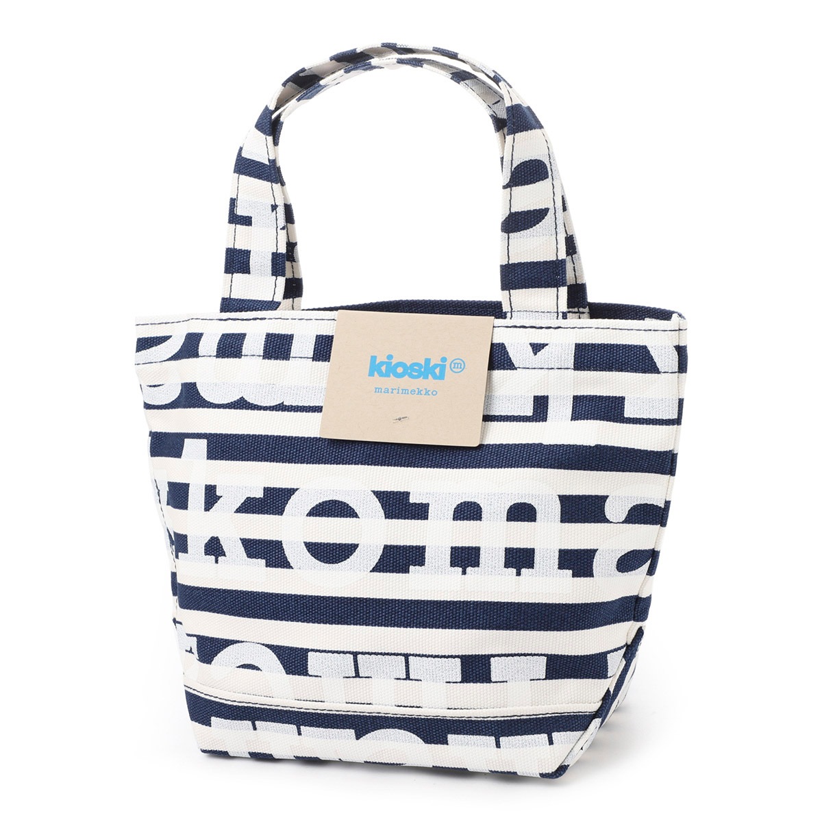 【アウトレット】marimekko マリメッコ トートバッグ/PIENI AHKERA TASARAITA LOGO レディース