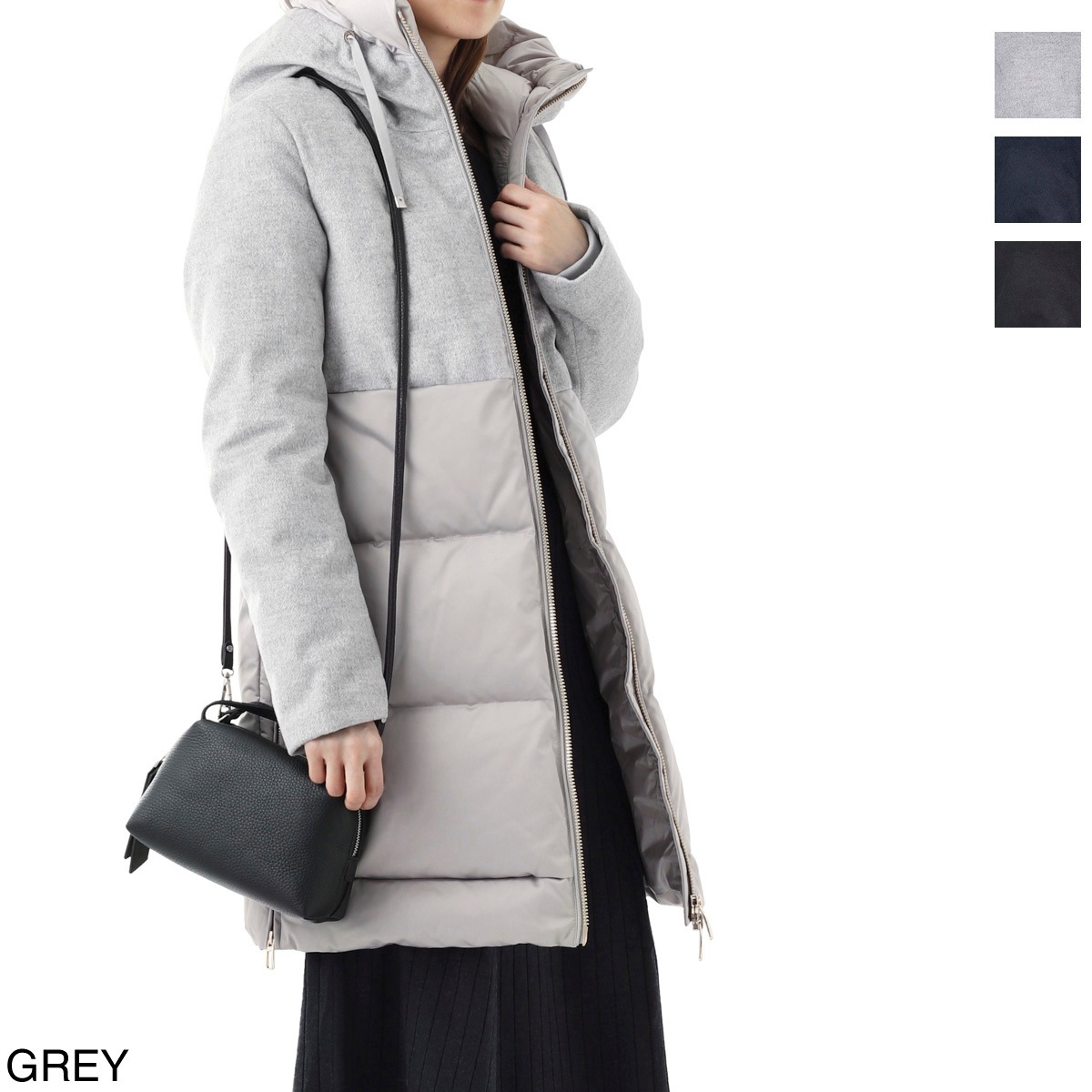 デュベティカ レリアン別注 カリストレ ダウンコート フード グレー XL