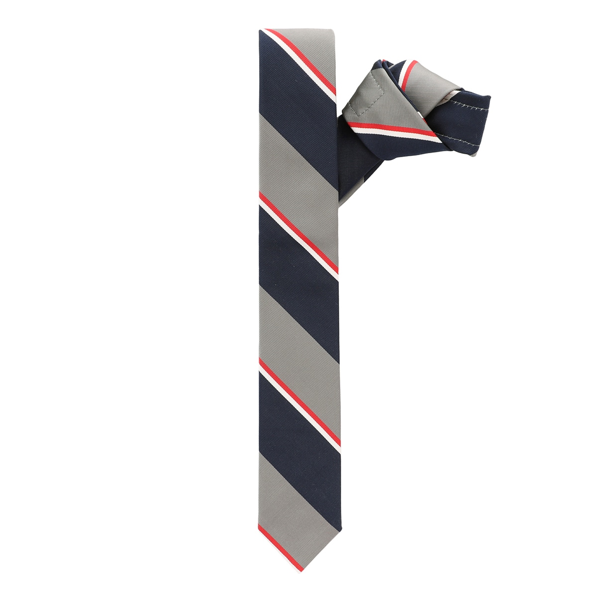 THOM BROWNE. トムブラウン ネクタイ【剣先幅:5.5cm】/CLASSIC TIE IN WIDE REP STRIPE MOGADOR メンズ