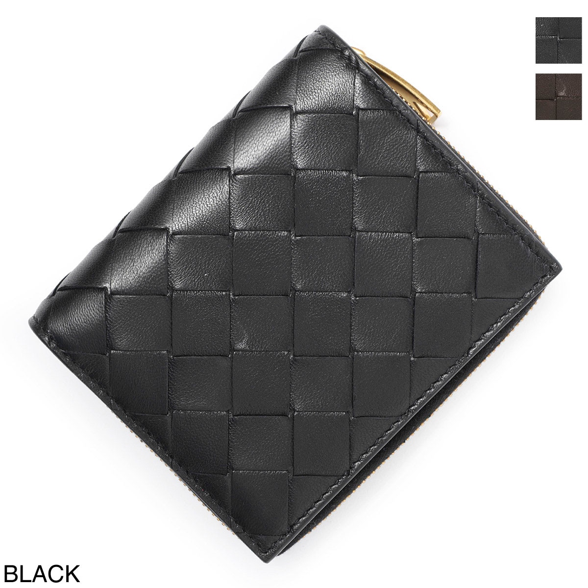 BOTTEGA VENETA ボッテガヴェネタ 2つ折り財布 小銭入れ付き