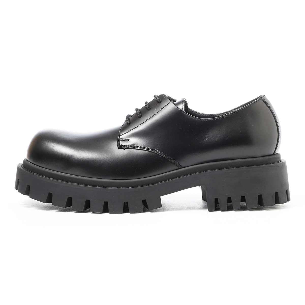 BALENCIAGA ストンパー ダービーBB 高品質 レザーシューズ アウトレット】【ラスト1点】BALENCIAGA バレンシアガ 外羽根式