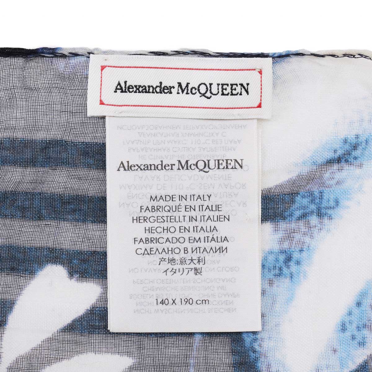 ALEXANDER McQUEEN アレキサンダーマックイーン ショール レディース