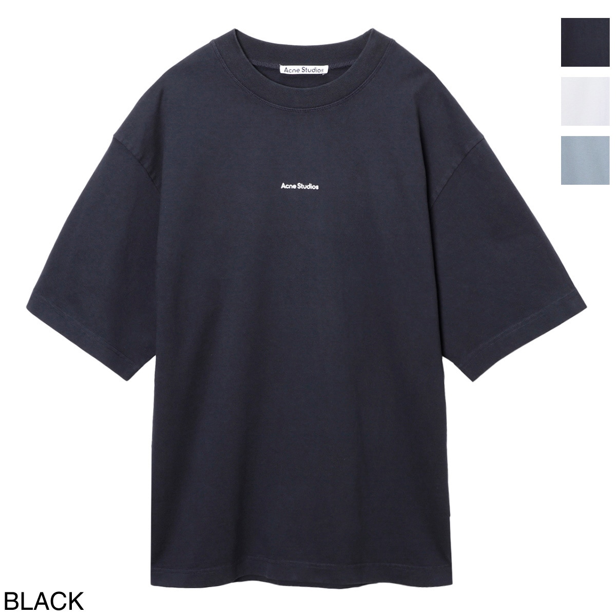 Acne Studios コットンジャージーTシャツ 関税送料込 送料込/関税込□Acne Studios□ロゴコットンジャージートップス