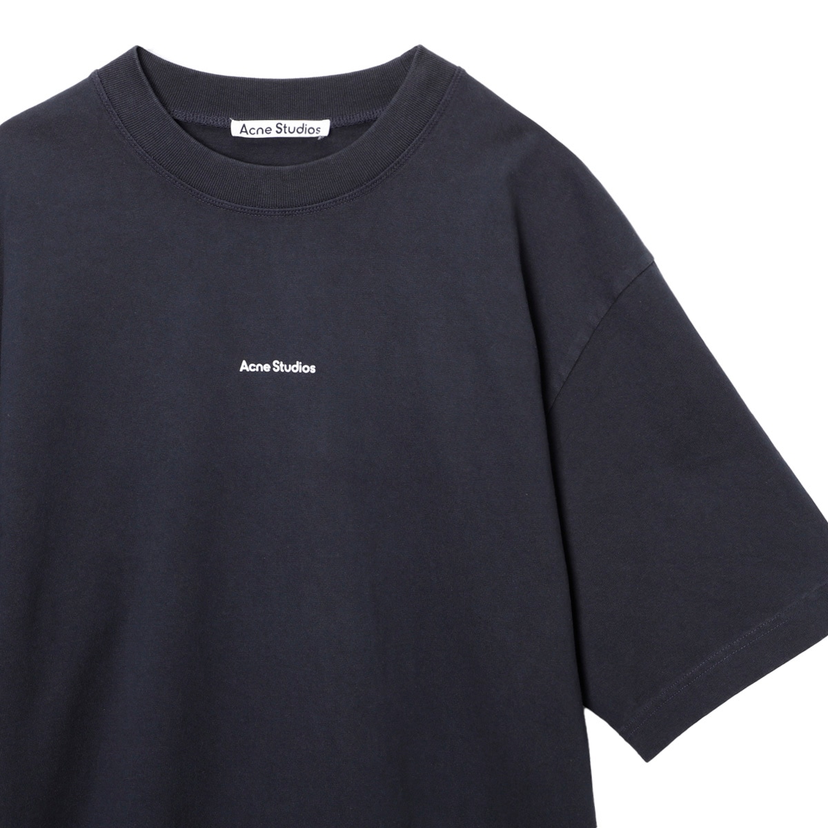 Acne Studiosクルーネックローゲージ ボーダーニット Acne Studios クルーネックローゲージ ボーダーニット
