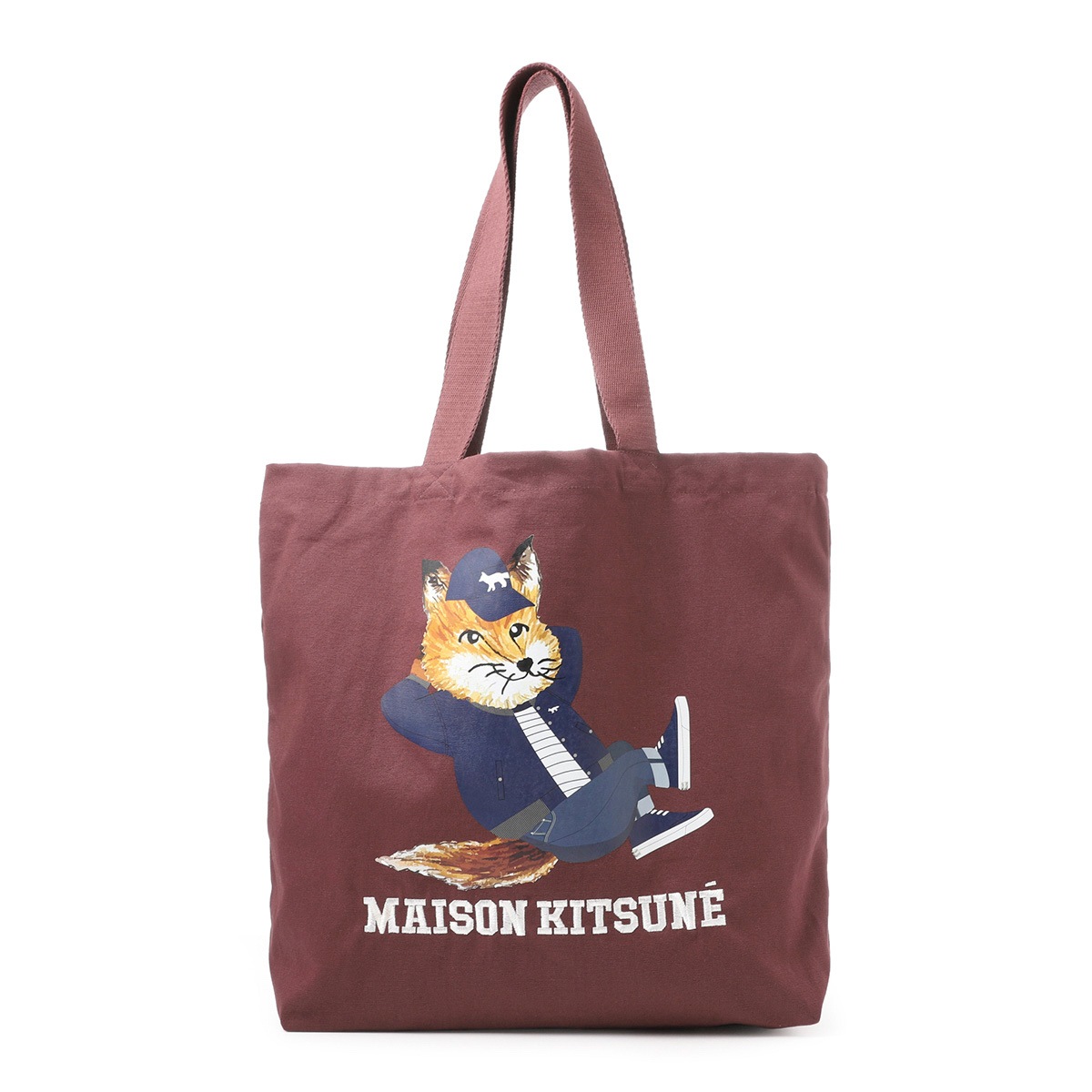 Maison Kitsune Chillax Fox ハンドバッグ トートバッグ ユニ MAISON KITSUNE メゾンキツネ トートバッグ/CHILLAX FOX メンズ