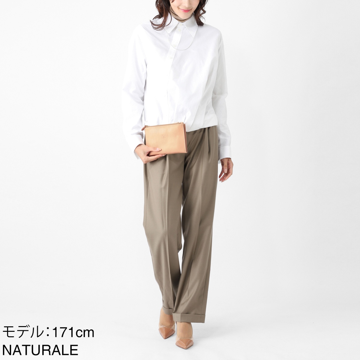 【アウトレット】IL BISONTE イルビゾンテ ショルダーバッグ/クラッチバッグ/BCL022 GIULIA レディース