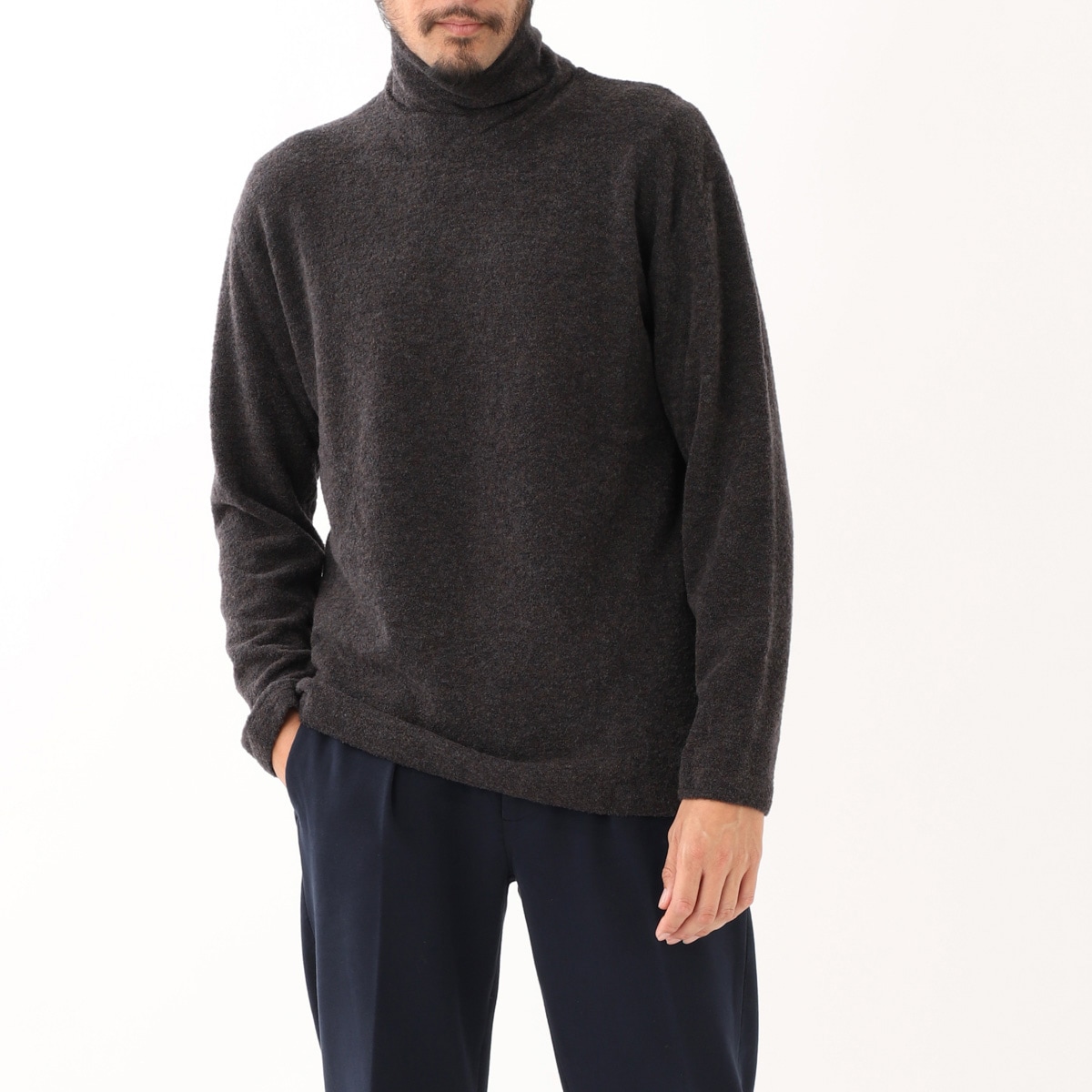 HEVO イーヴォ タートルネック ニット/タートルネックセーター/CALENDANO メンズ