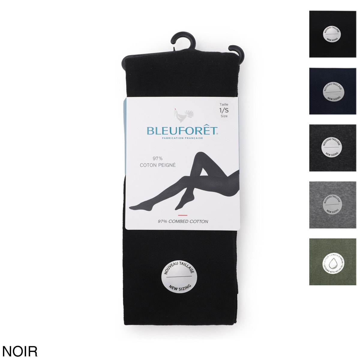 BLEU FORET ブルーフォレ コットンタイツ/COLLANT VELOUTE 3213 旧：3000 レディース