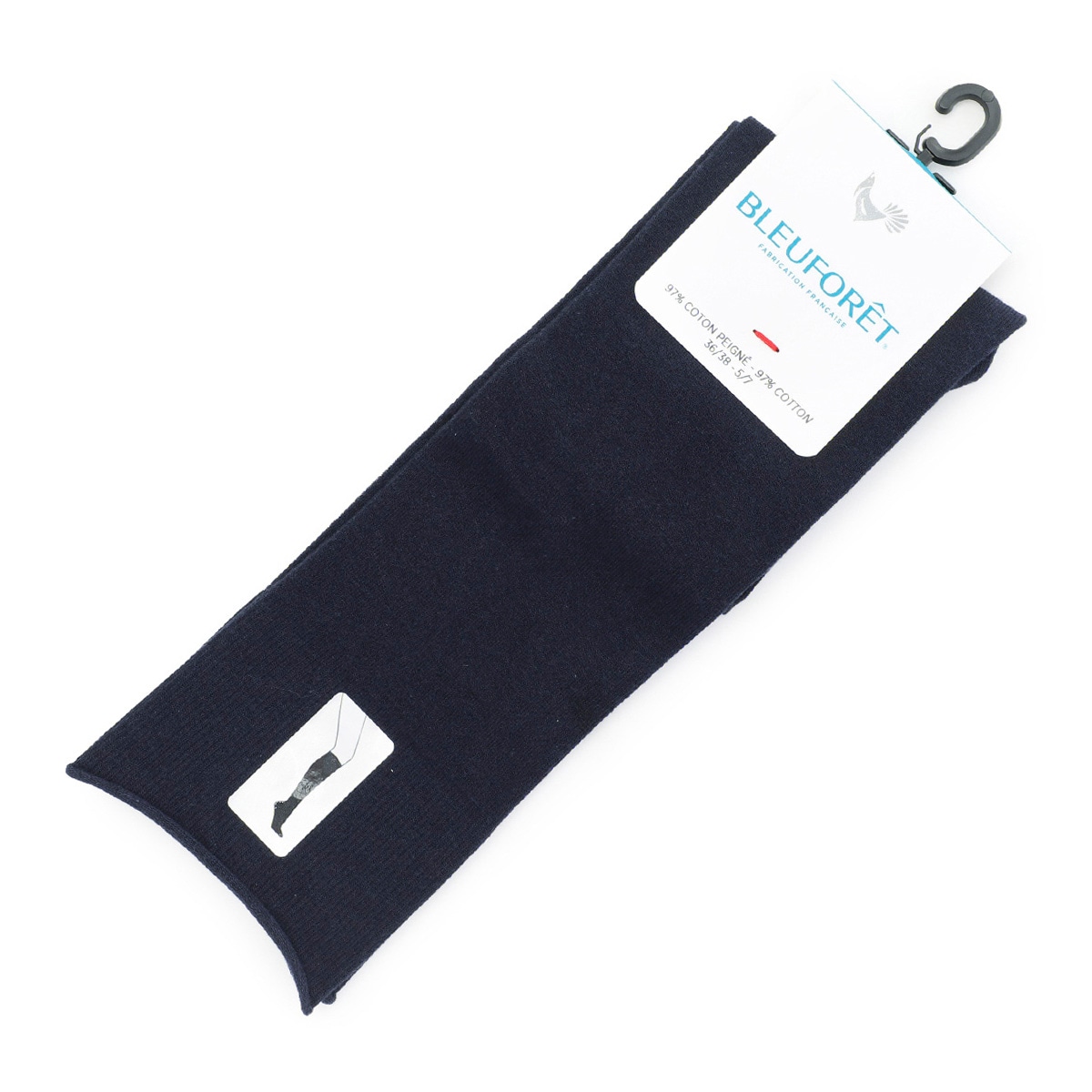 『ネコポス対応(4点まで)』BLEU FORET ブルーフォレ ソックス/SOLID COLORS VELVET COTTON HIGH SOCKS 6918【返品交換不可】 レディース