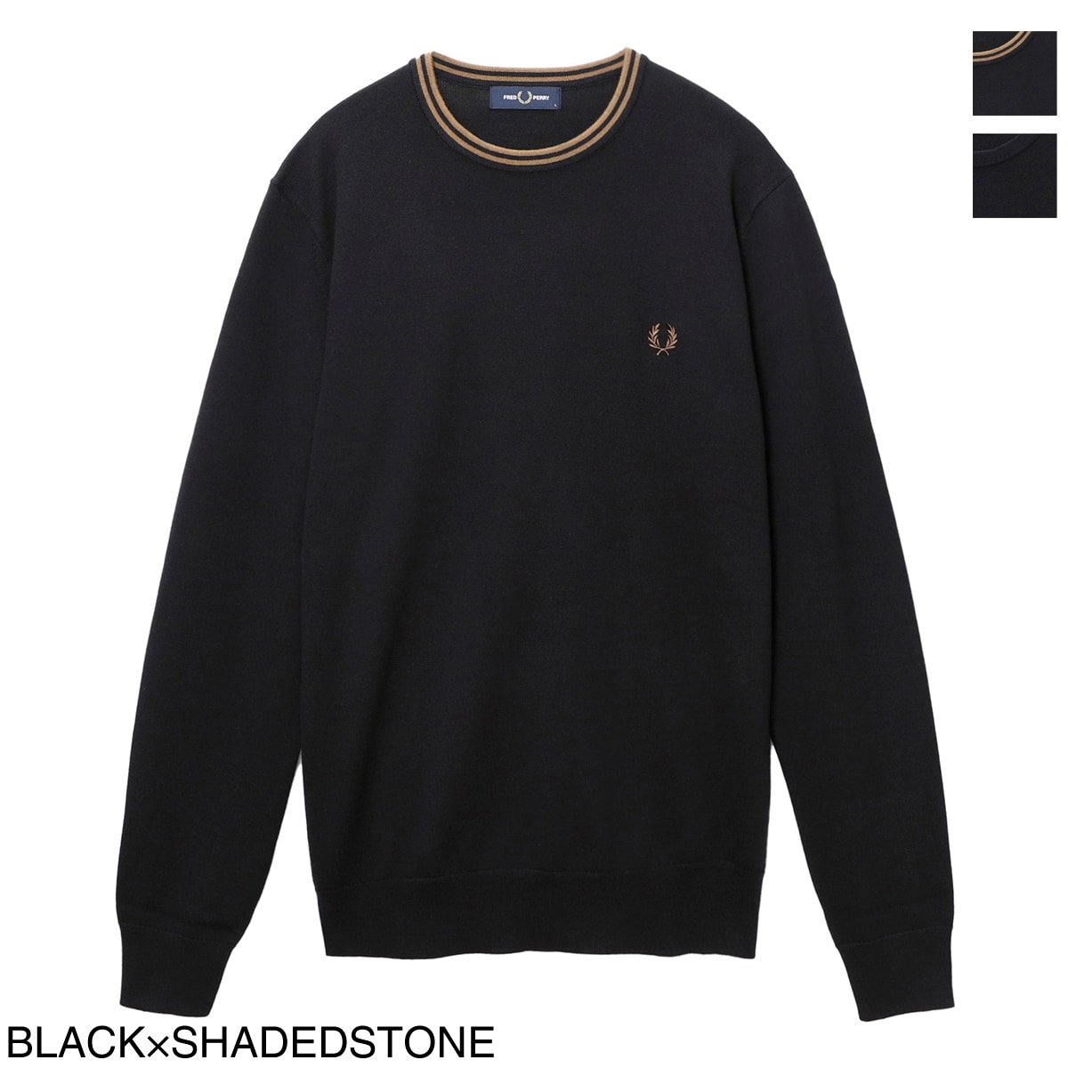 アウトレット】【ラスト1点】FRED PERRY フレッドペリー クルーネック