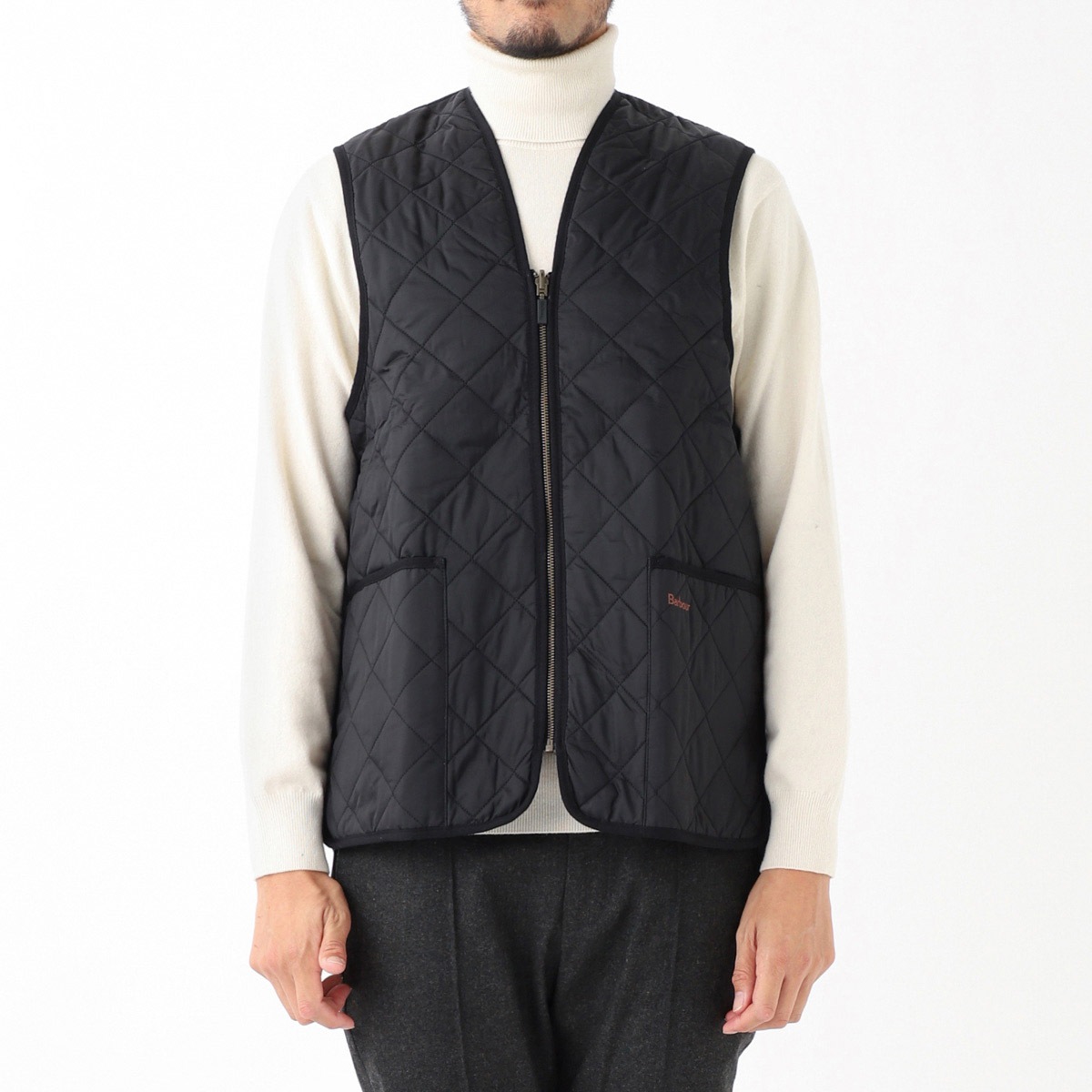 Barbour バブアー 中綿入りベスト/ジレ/QUILTED WAISTCOAT/ZIP-IN LINER メンズ