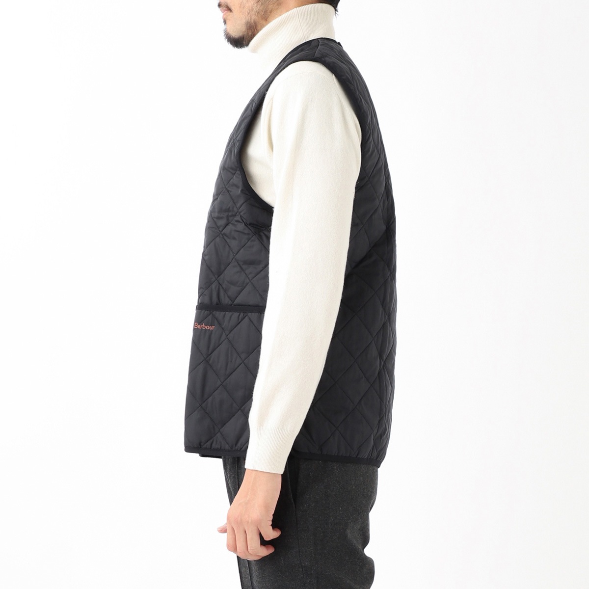 Barbour バブアー 中綿入りベスト/ジレ/QUILTED WAISTCOAT/ZIP-IN LINER メンズ