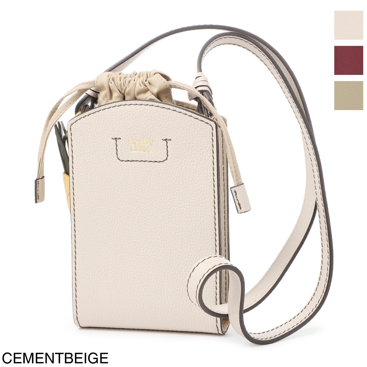 シーバイクロエSeeByChloe牛革ショルダートートバッグリボンチャームピンク シーバイクロエSeeByChloe牛革ショルダートートバッグリボンチャームピンク