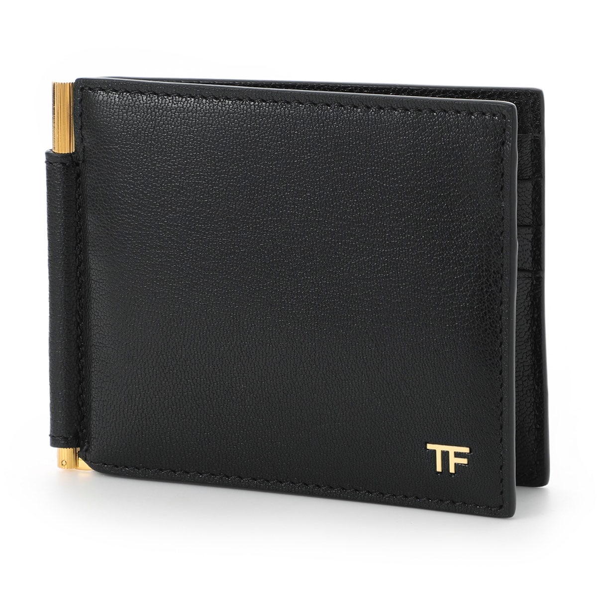 【新品同様】TOMFORD トムフォード マネークリップ クリップウォレット 黒 TOM FORD トムフォード カードケース/マネークリップ メンズ