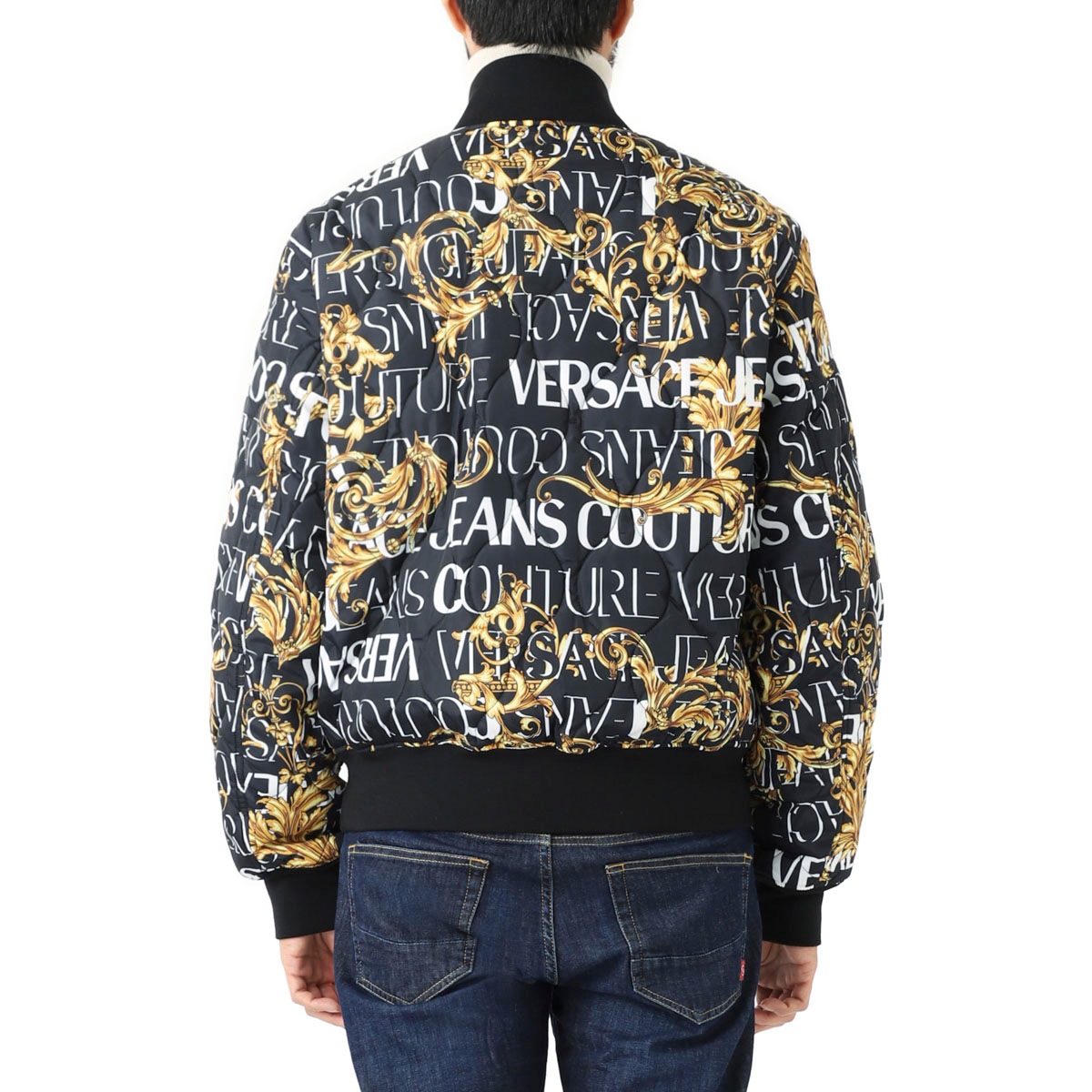 【決算SALE】【アウトレット】VERSACE JEANS COUTURE ヴェルサーチェ ボンバージャケット メンズ