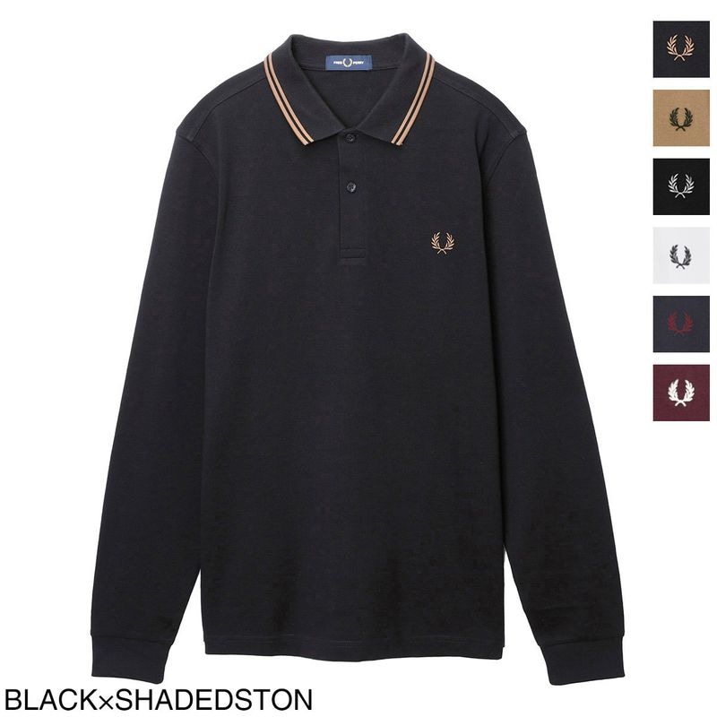 FRED PERRY フレッドペリー 長袖ポロシャツ/LS TWIN TIPPED M3636 メンズ