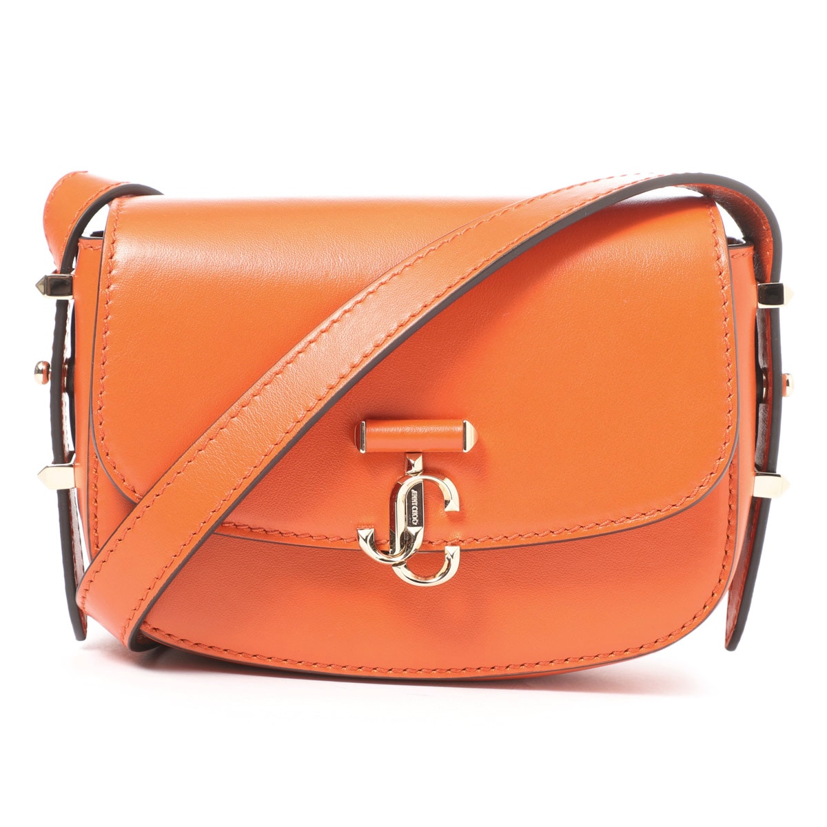 JIMMY CHOO ジミーチュウ オレンジ ショルダーバッグ オレンジ系 Jimmy Choo(ジミーチュウ) バッグ・カバン(レディース