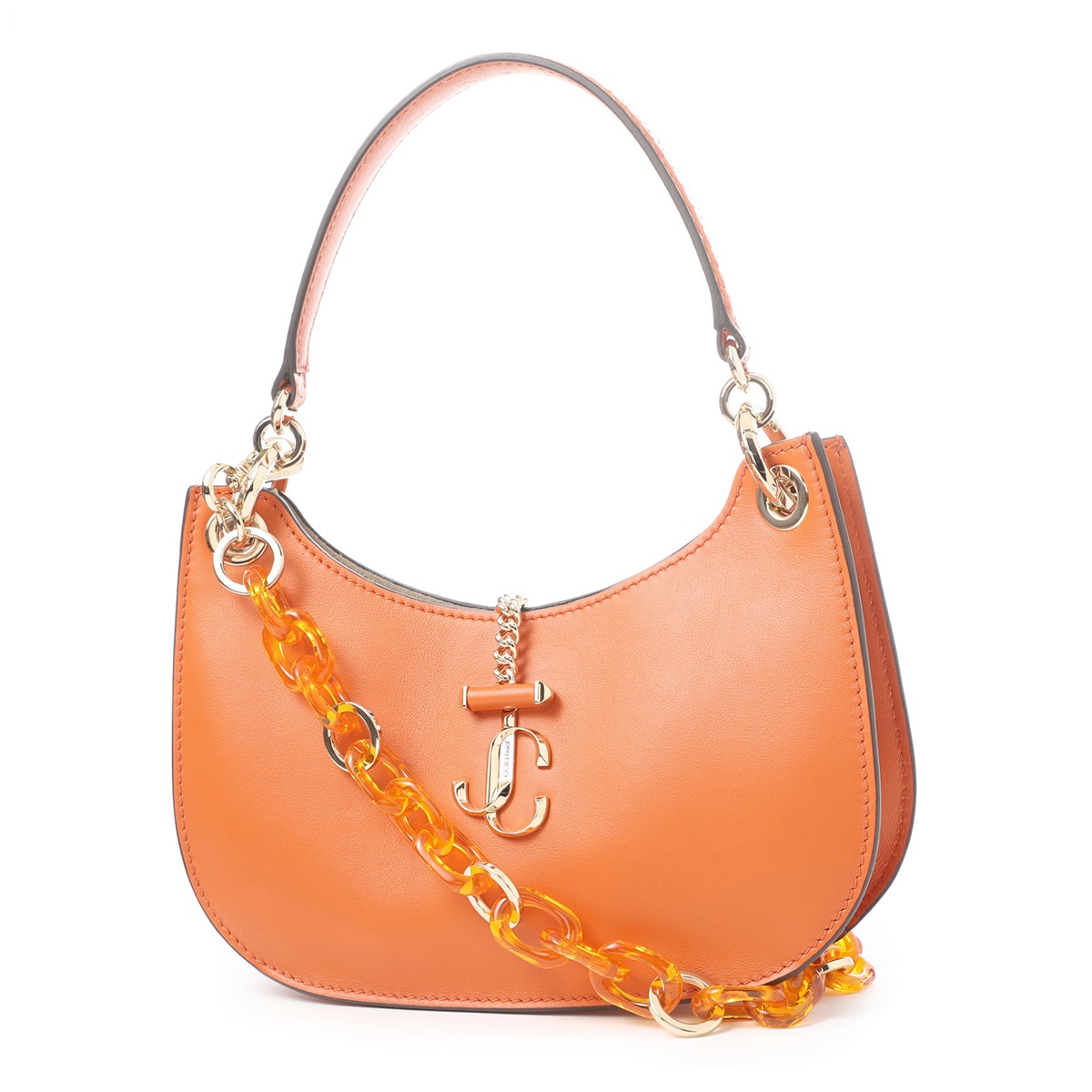 ❣️JIMMY CHOO ANA HOBO/L シアリング ハンドバッグ ジミーチュウ