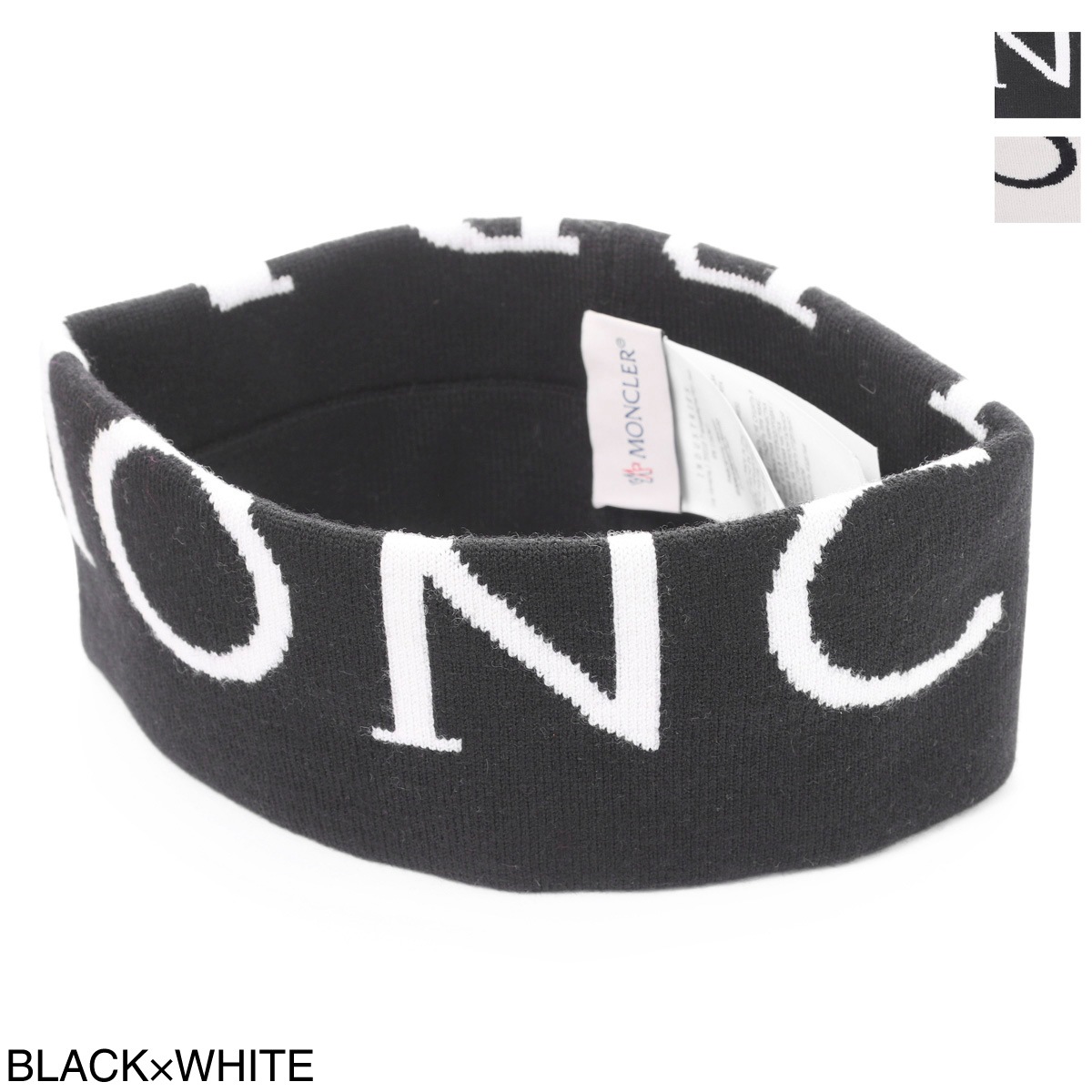 □新品 本物□モンクレール FASCETTA ロゴ入り ヘッドバンド レディース