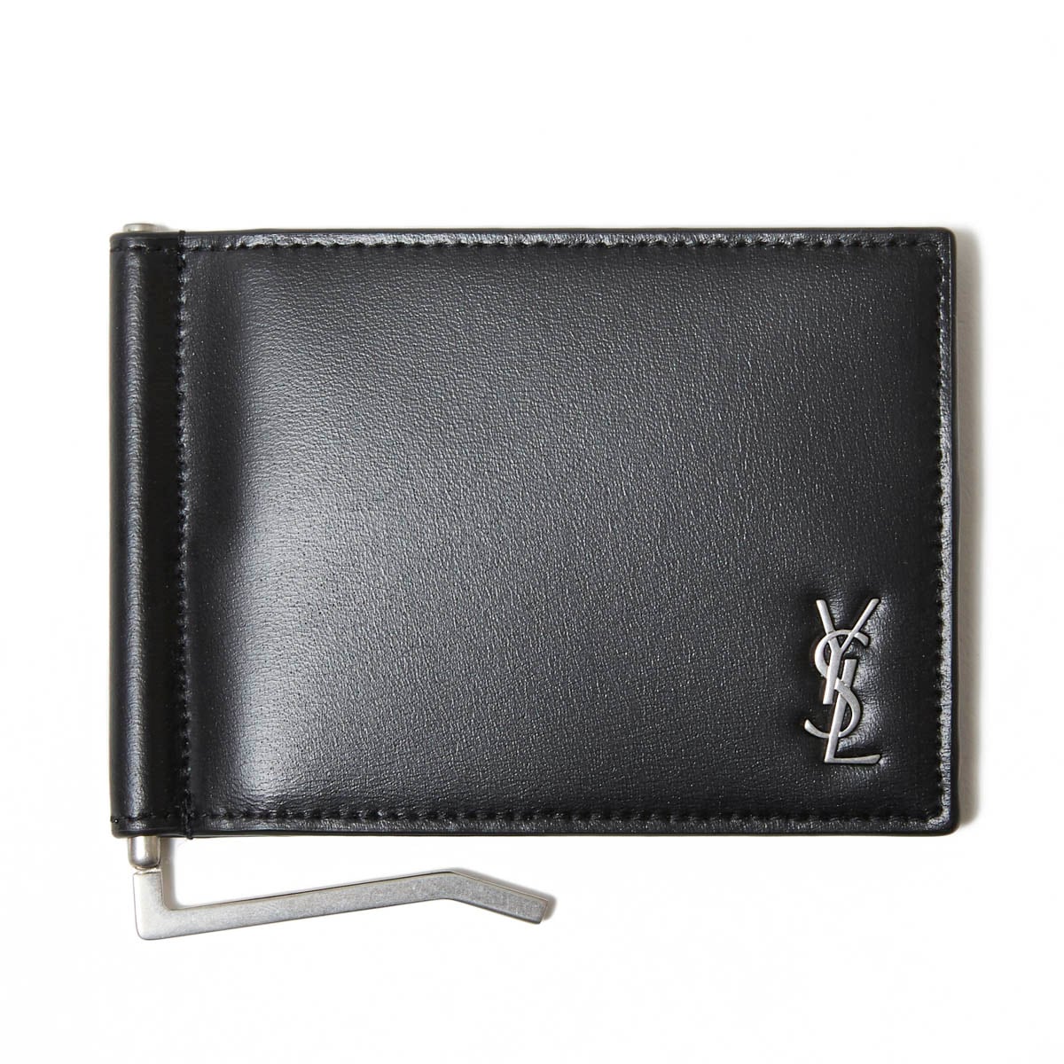 【最終値下げ】サンローラン　マネークリップ　オールブラック 2025年最新】Saint Laurent メンズ マネークリップの人気