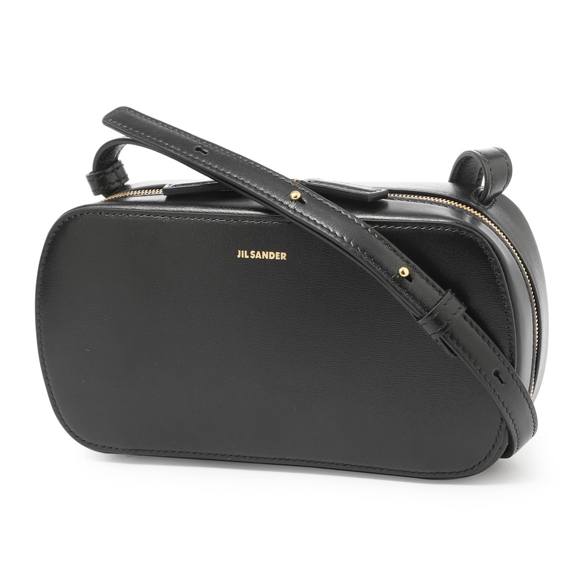 ジルサンダー キャンバスバケットショルダーバッグ 美中古　正規購入　2021年 JIL SANDER ジルサンダー ショルダーバッグ CURVE BUCKET MD カーブ