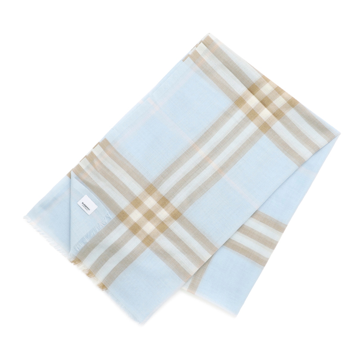 アウトレット】BURBERRY バーバリー ストール/GIANT CHECK GAUZE SCARF