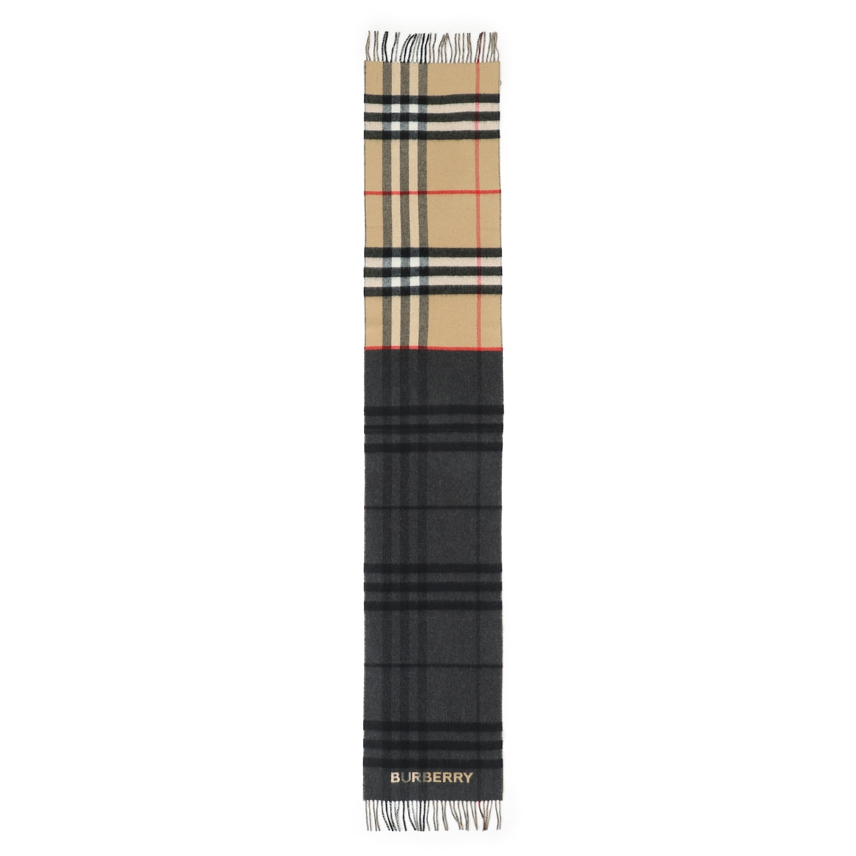 アウトレット】BURBERRY バーバリー マフラー/GIANT CHECK CASHMERE
