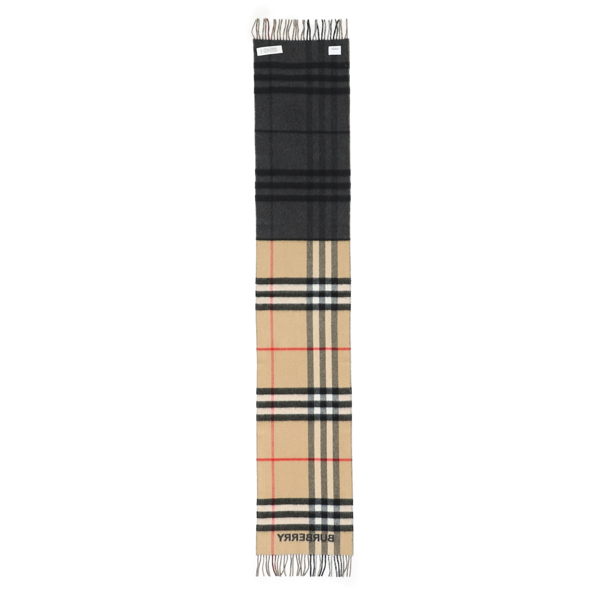 【アウトレット】BURBERRY バーバリー マフラー/GIANT CHECK CASHMERE SCARF メンズ