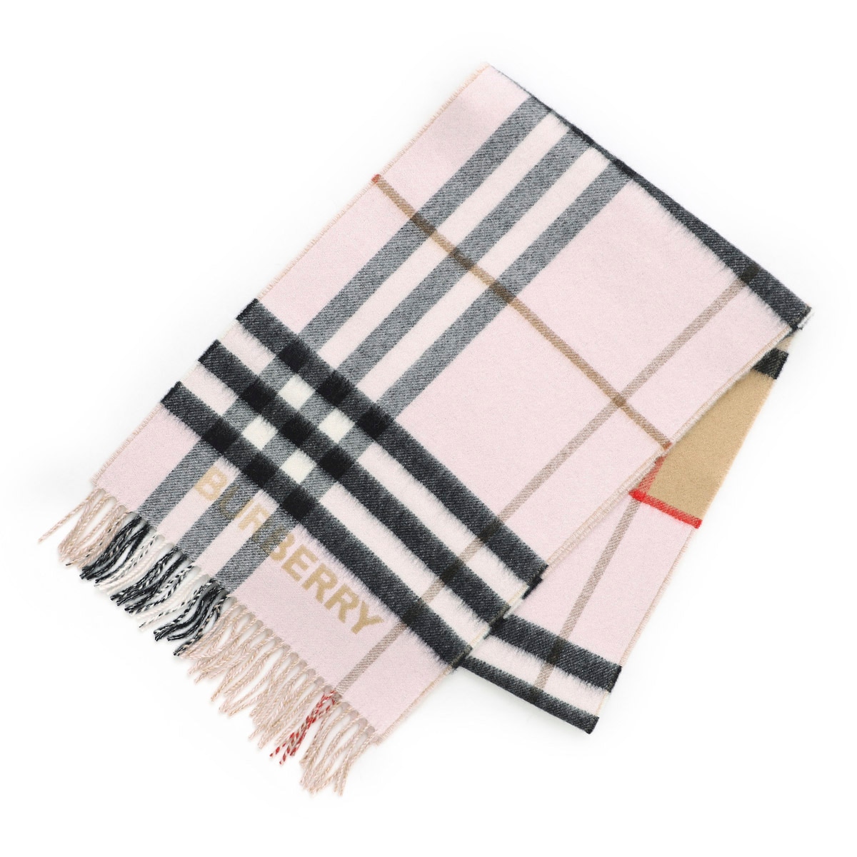 【アウトレット】BURBERRY バーバリー ストール/GIANT CHECK LATERAL SPLIT SCARF レディース