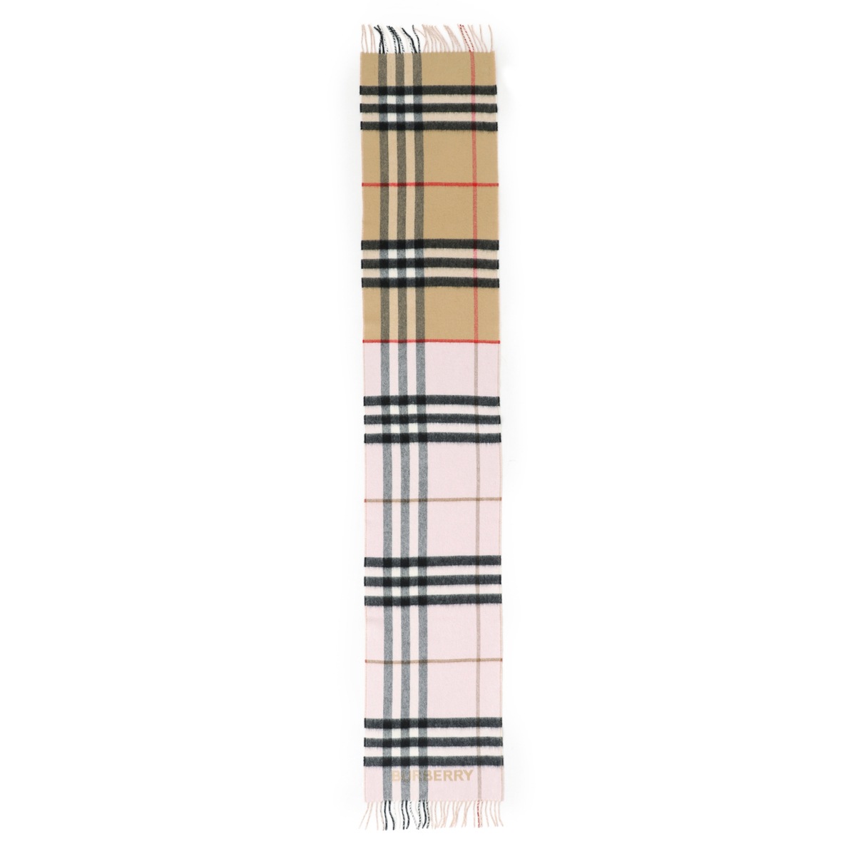 【アウトレット】BURBERRY バーバリー ストール/GIANT CHECK LATERAL SPLIT SCARF レディース