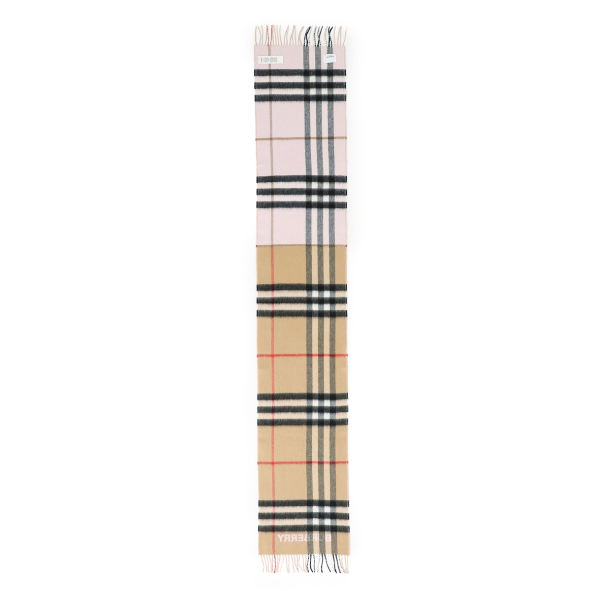 【アウトレット】BURBERRY バーバリー ストール/GIANT CHECK LATERAL SPLIT SCARF レディース