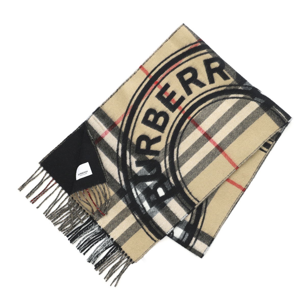 BURBERRY バーバリー ストール/ROUNDEL GIANT CHECK SCARF メンズ